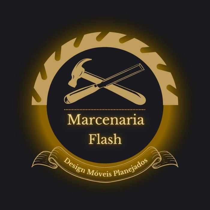 Logo da Marcenaria Flash Design